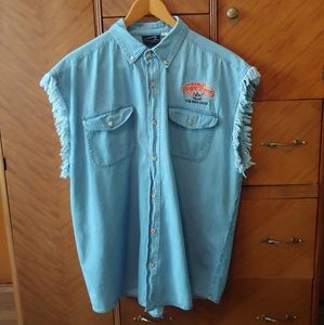 Denim Biker Shirt